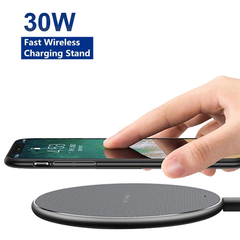 Fast Qi Wireless Charger Charging Dock For iPhone X 8 plus XS Samsung S8 UK 